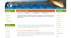 Desktop Screenshot of metallbau-stahlbau.net